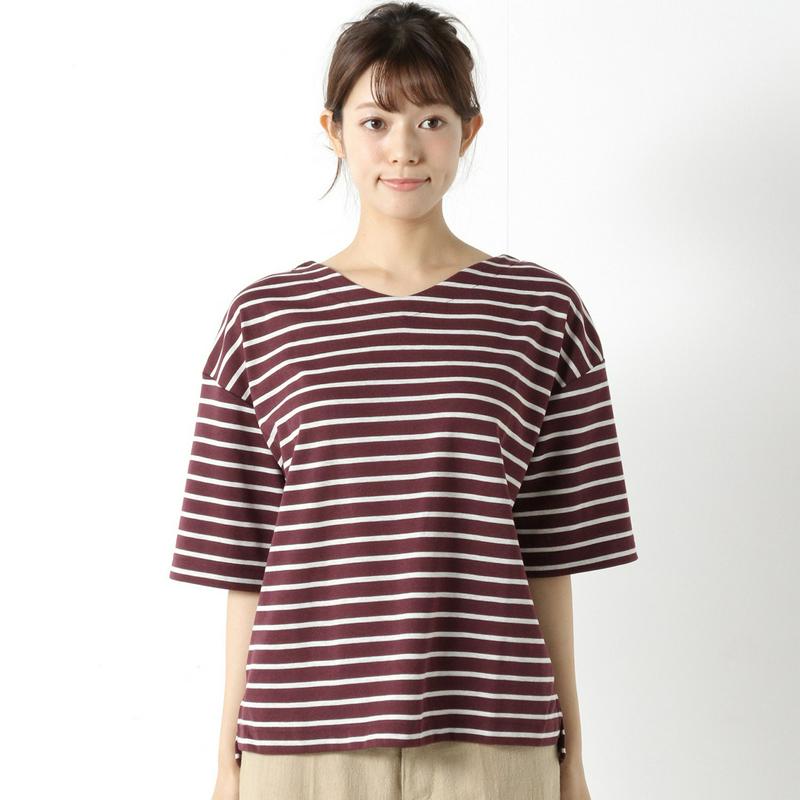 ゆったりドロップショルダーワイドＴシャツ