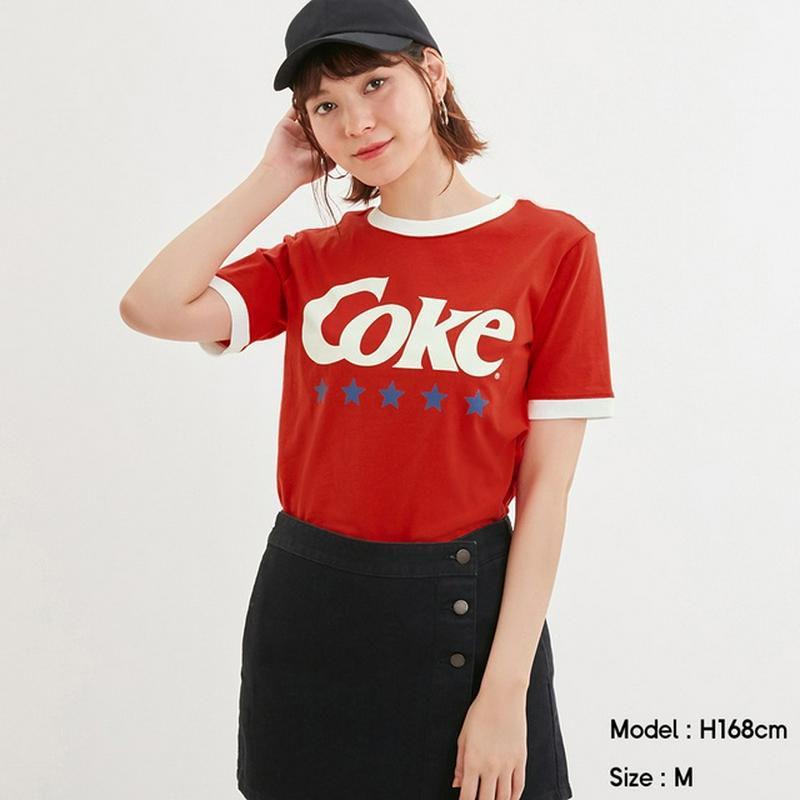 グラフィックT(半袖)Coca-Cola1+X