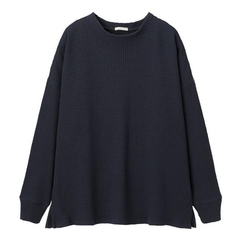 ワッフルロングスリーブT(長袖)JN+X