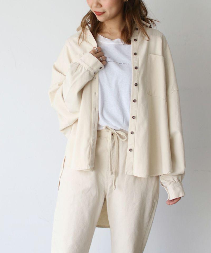 One Teaspoon(ワンティースプーン)"NASHVILLE CREAM LONGSLEEVE"ロングスリーブシャツ
