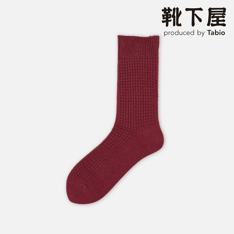 【あす楽】【靴下屋】 ローゲージワッフルソックス / 靴下 タビオ Tabio くつ下 レディース 日本製