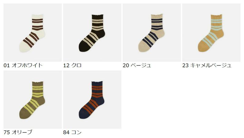 【全品送料無料★〜6/11 23:59迄】【あす楽】【靴下屋】 メロウリブラインボーダーソックス / 靴下 タビオ Tabio くつ下 レディース 日本製