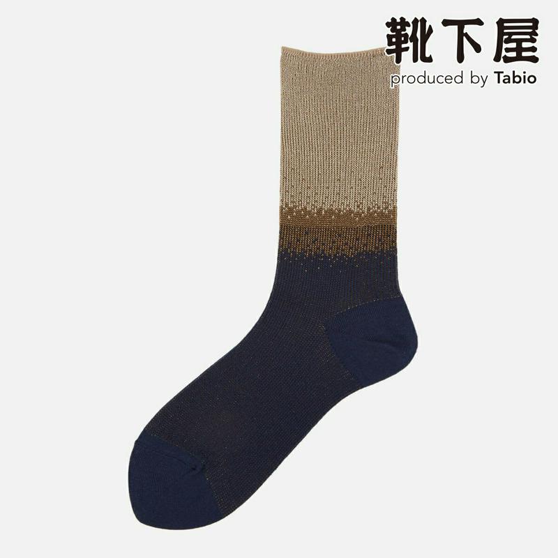 【あす楽】【靴下屋】 ギラギラグラデーションソックス / 靴下 タビオ Tabio くつ下 レディース 日本製