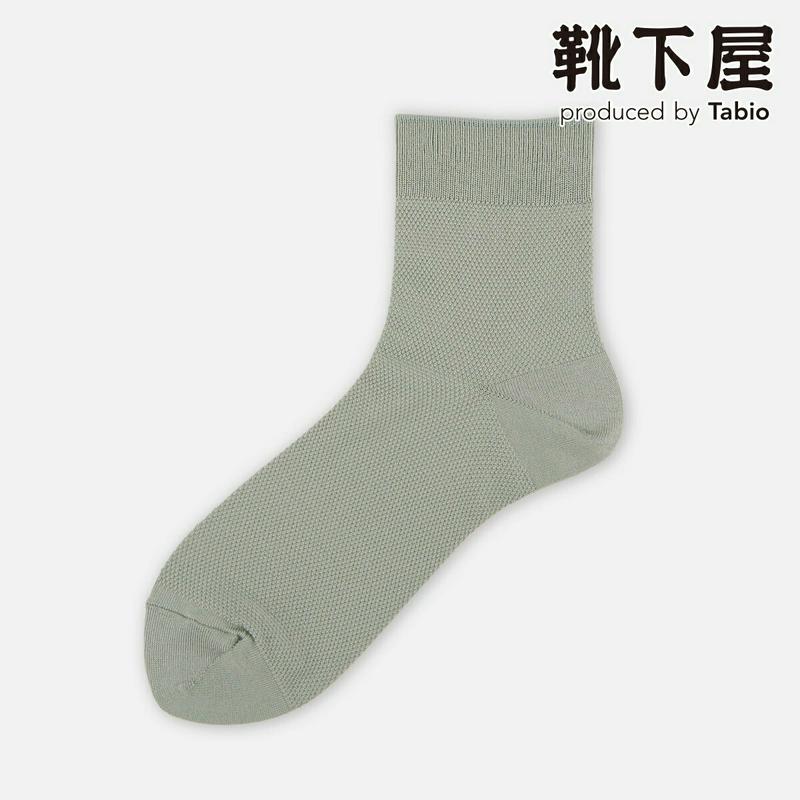 【あす楽】【靴下屋】 鹿の子ロークルーソックス / 靴下 タビオ Tabio くつ下 クルー レディース 日本製