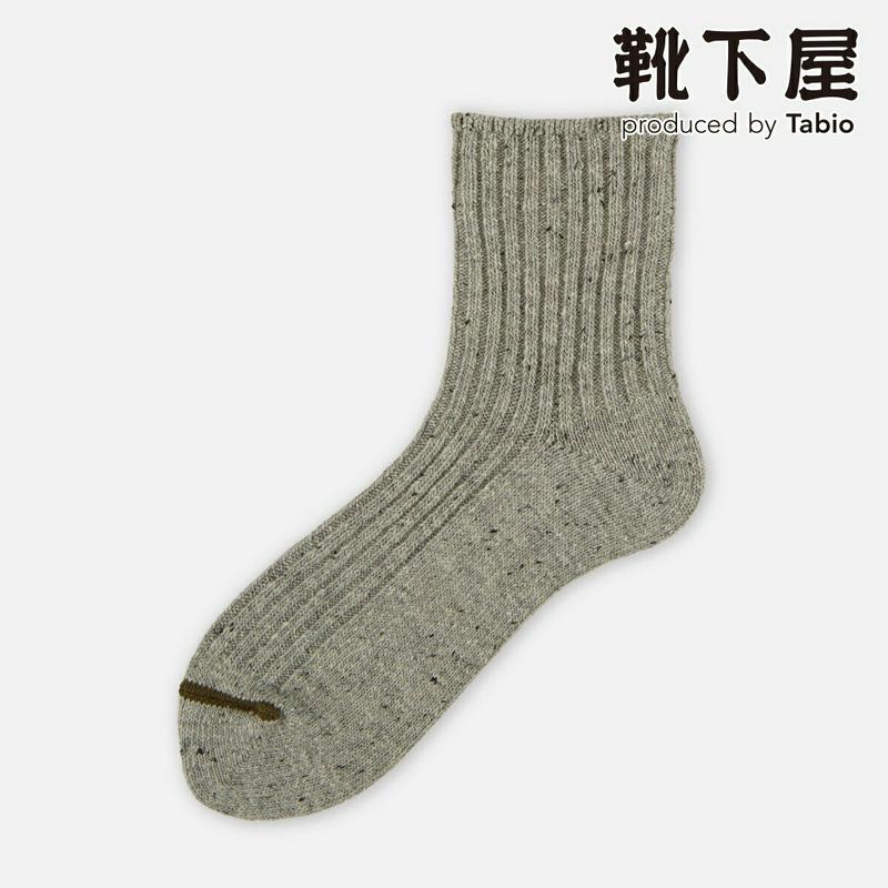 【あす楽】【靴下屋】 コットンツイード2×2リブショートソックス / 靴下 タビオ Tabio くつ下 ショート レディース 日本製 2206sl