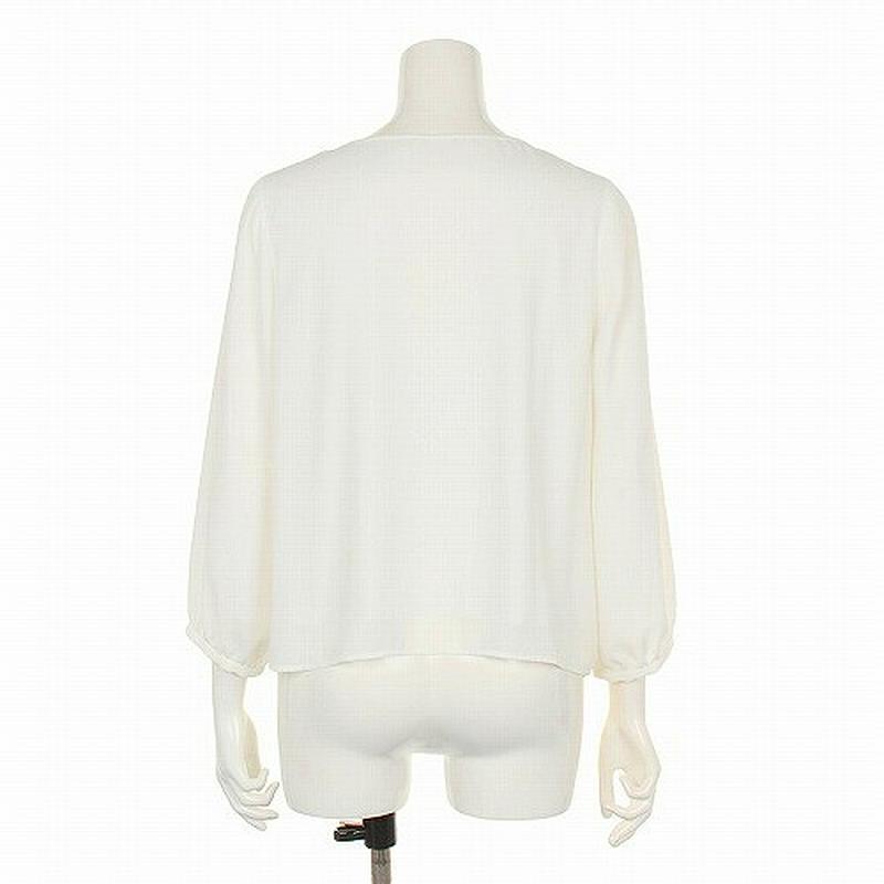 シフォンネックレス付きブラウス【１５号～２３号】（エムビー/MB）