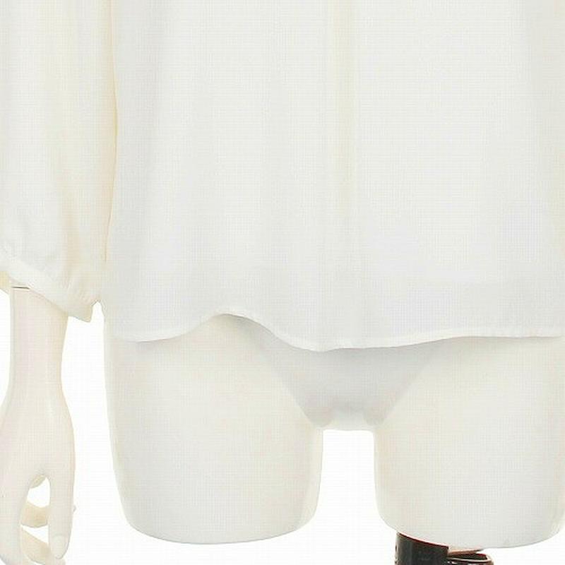 シフォンネックレス付きブラウス【１５号～２３号】（エムビー/MB）