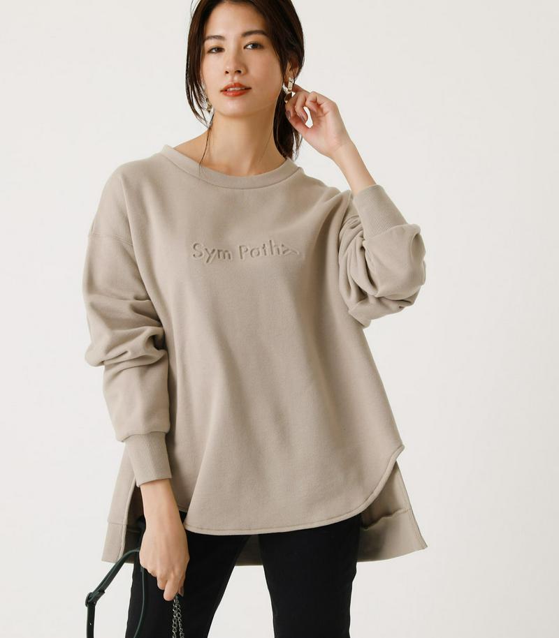 EMBOSSENT SWEAT TOP/エンボスメントスウェットトップ