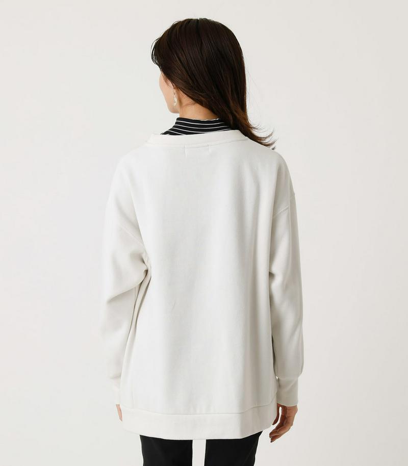 EMBOSSENT SWEAT TOP/エンボスメントスウェットトップ