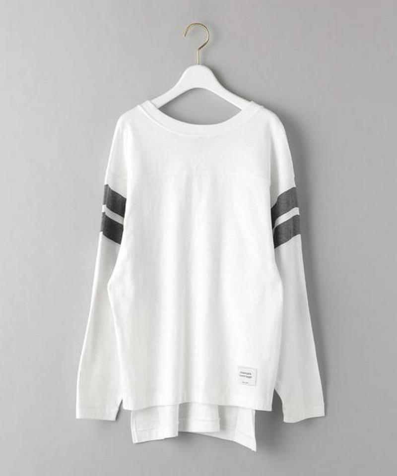 ＜Americana（アメリカーナ）＞バックVネックフットボールTシャツΨ