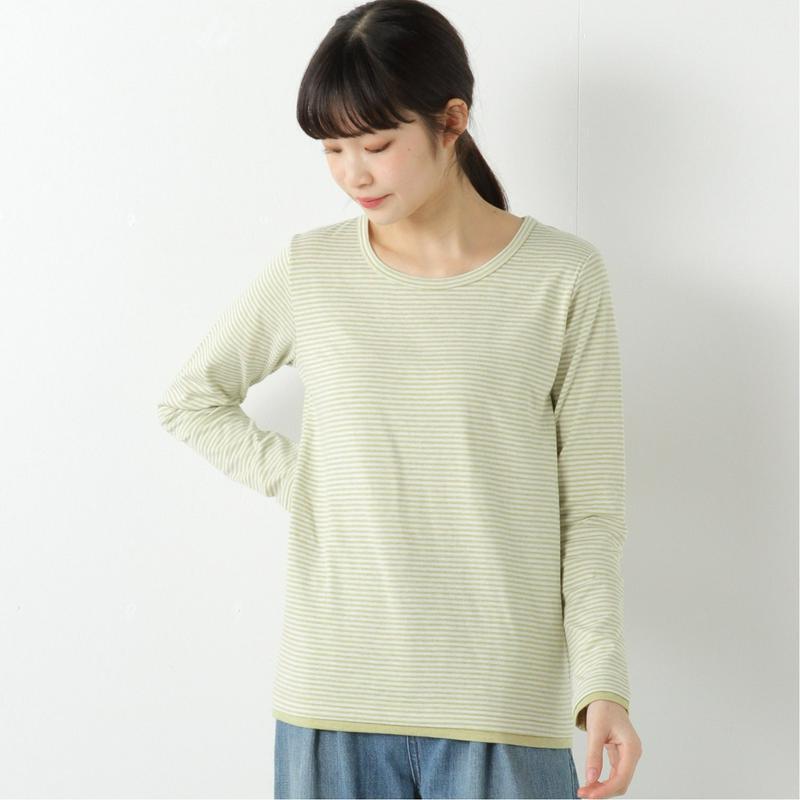 手触りの良い接結レイヤードＴシャツ