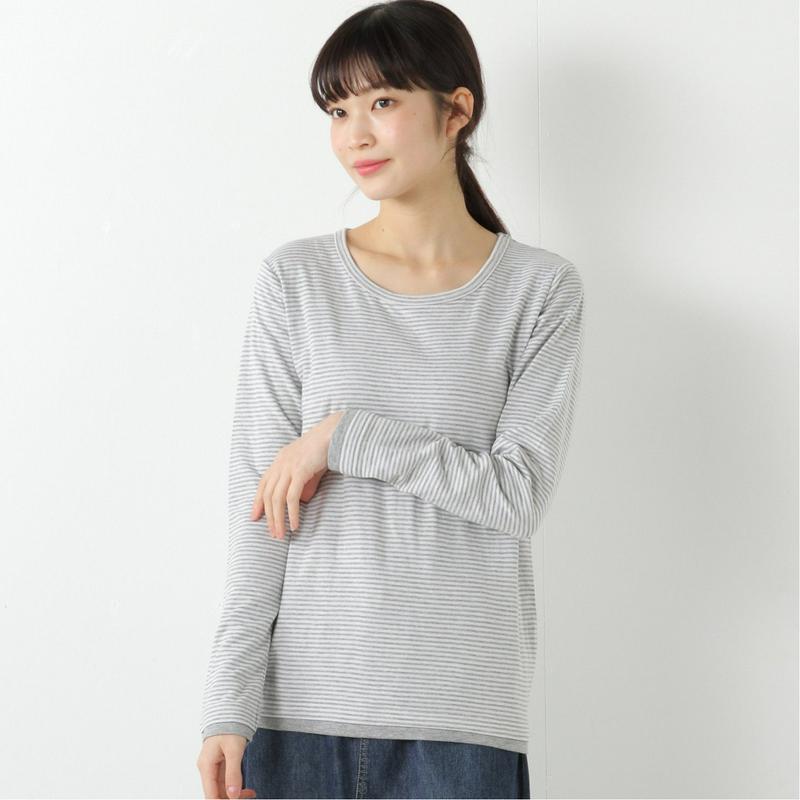 手触りの良い接結レイヤードＴシャツ
