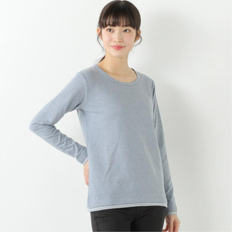 手触りの良い接結レイヤードＴシャツ