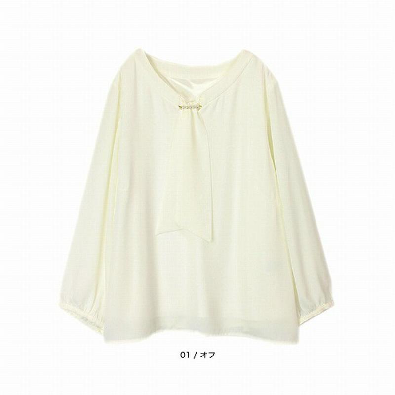 シフォンジョーゼットブラウス【１５号～２３号】（エムビー/MB）