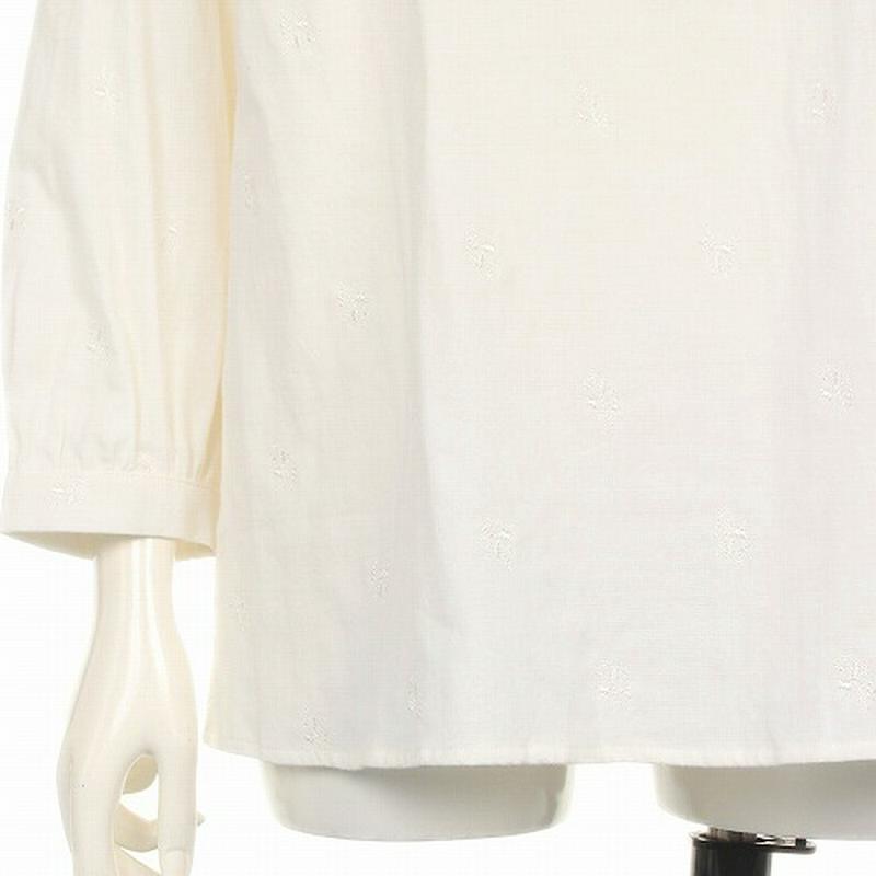 Ｗガーゼ刺繍ブラウス【ＬＬ～５Ｌ】