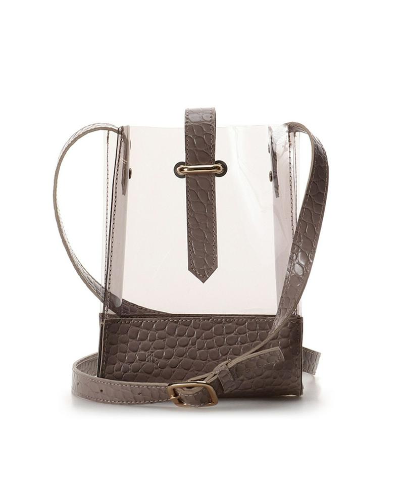 クロコスクエアショルダーBAG