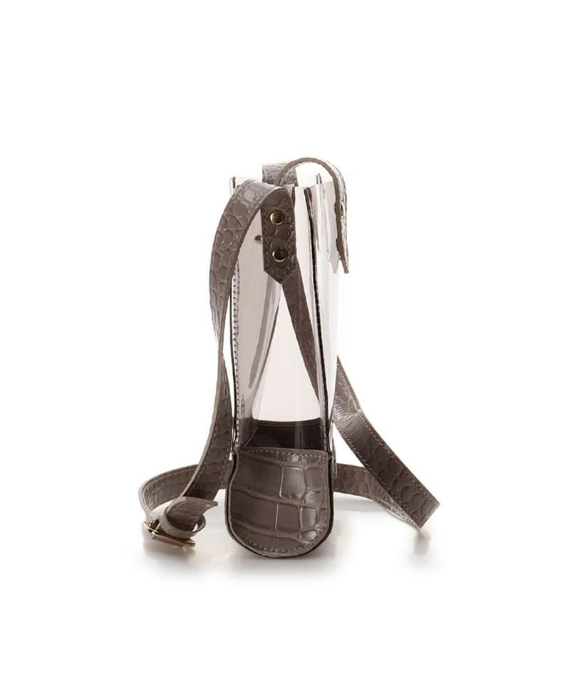 クロコスクエアショルダーBAG