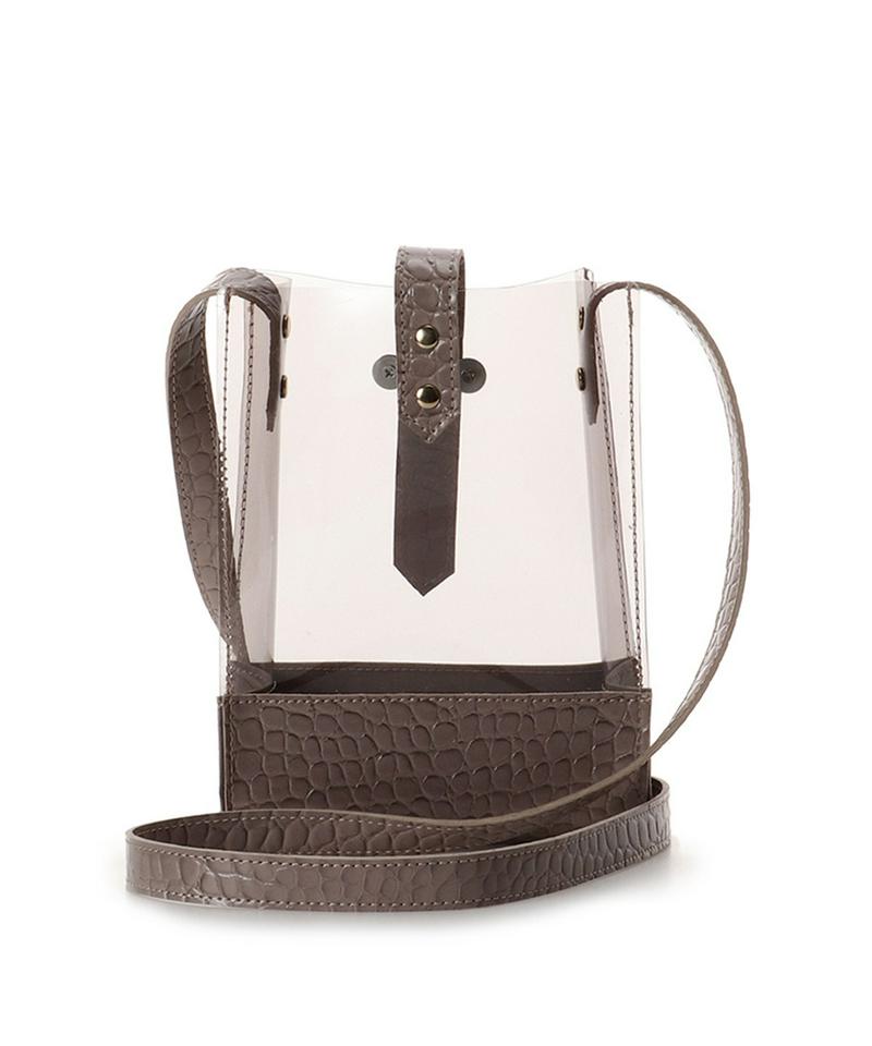クロコスクエアショルダーBAG