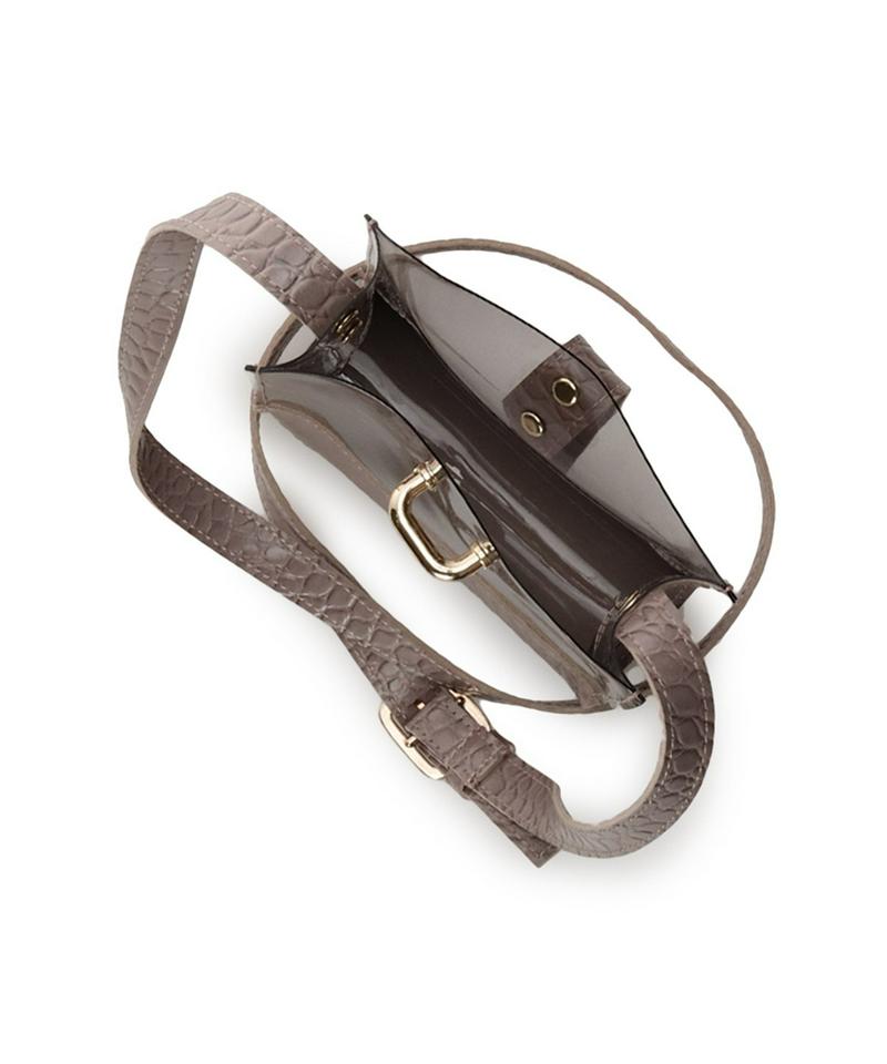 クロコスクエアショルダーBAG