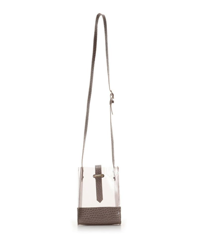 クロコスクエアショルダーBAG