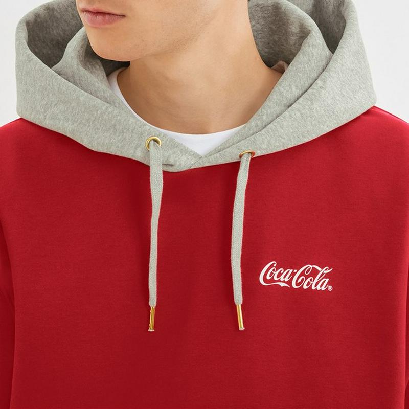 ビッグスウェットパーカ(長袖)Coca-Cola+E