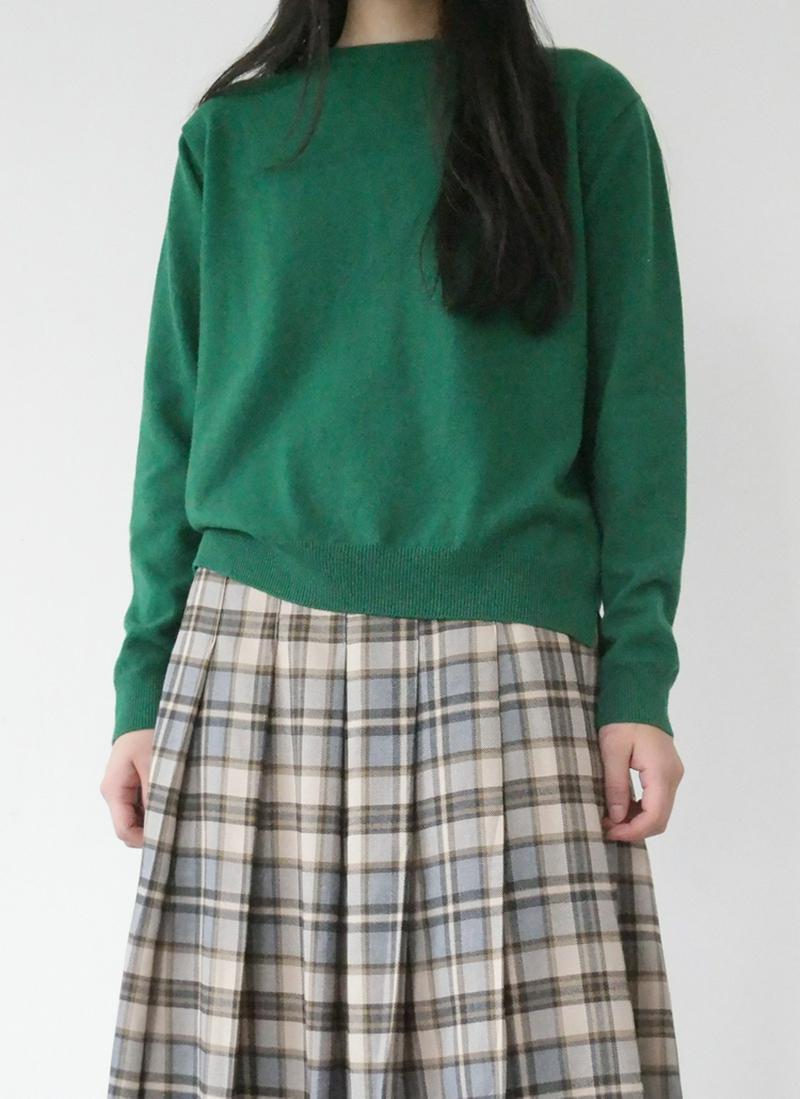 ウールカシミヤ混ニット