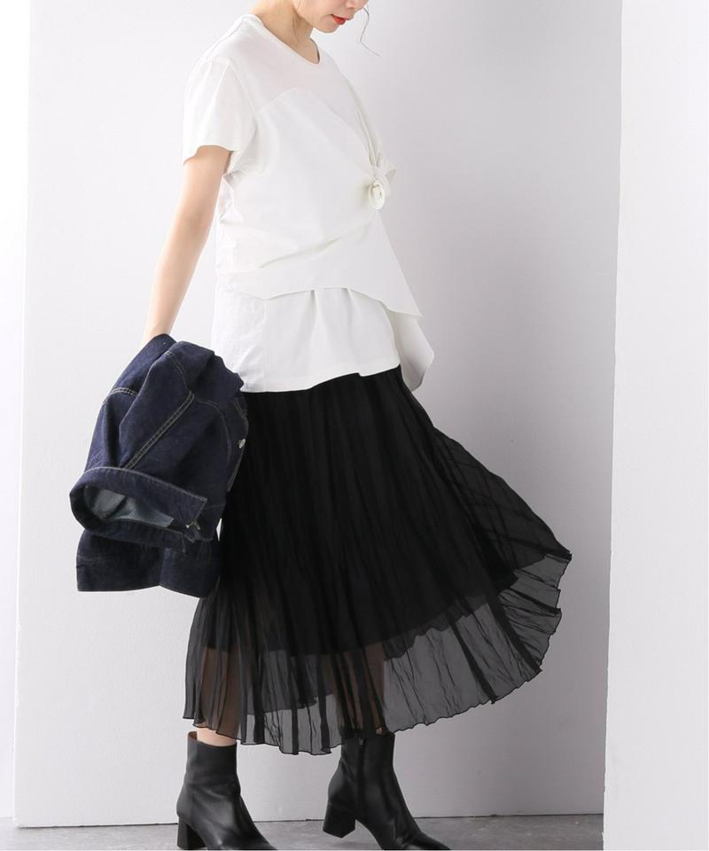 【AKIRA NAKA/アキラ ナカ】Drape knot pullover WH:カットソー