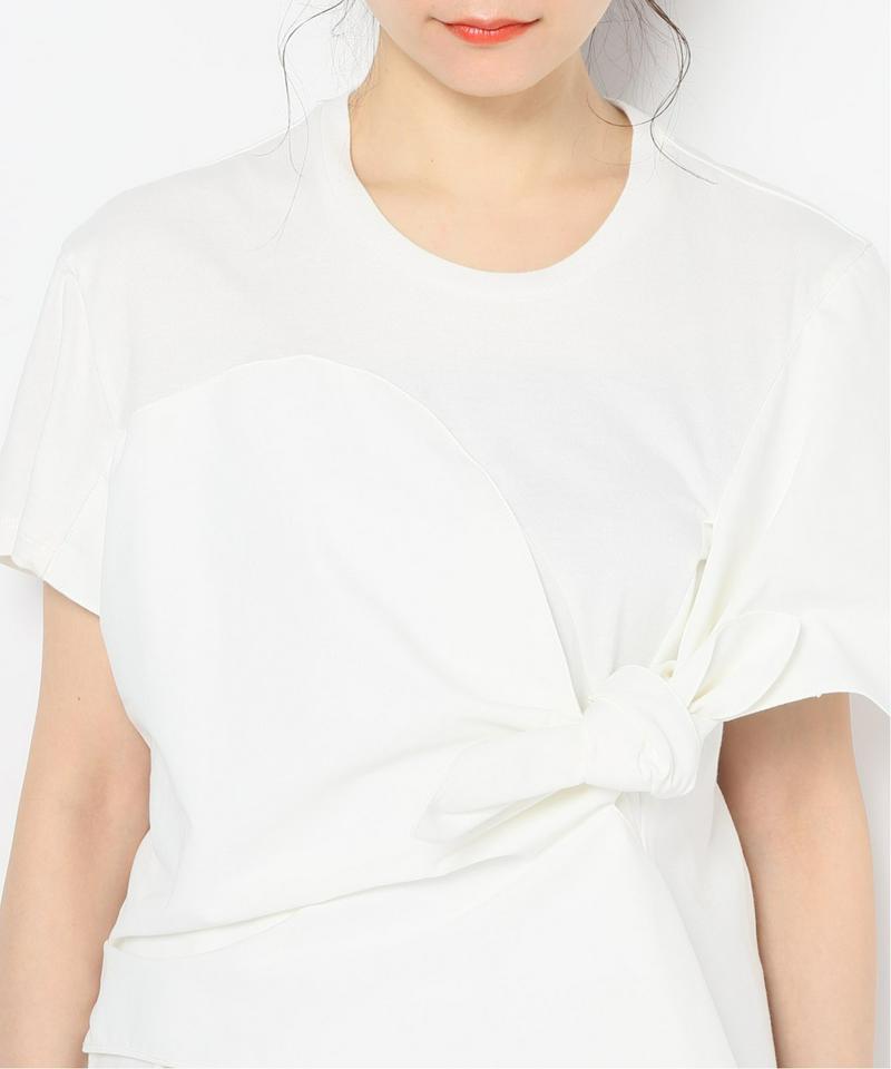 【AKIRA NAKA/アキラ ナカ】Drape knot pullover WH:カットソー