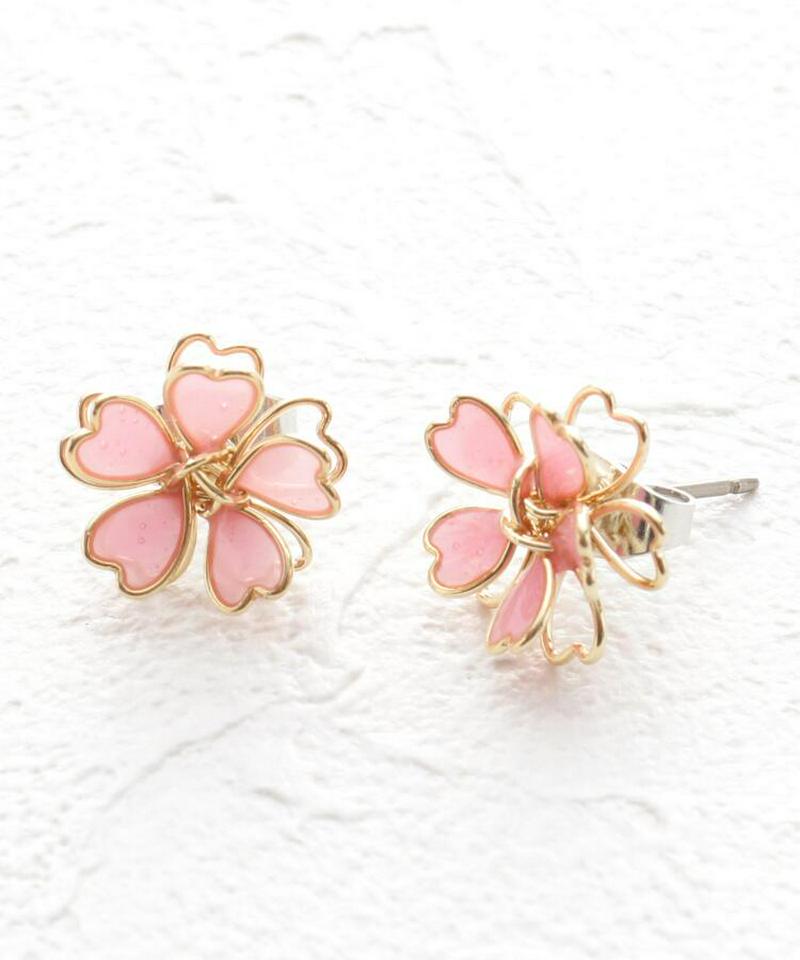 サクラさくピアス3点セット