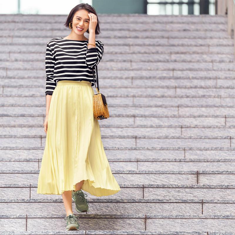 【ＳＴＹＬＥ　ＳＮＡＰセレクト】すっきり見せ大人ボーダーカットソー［日本製］