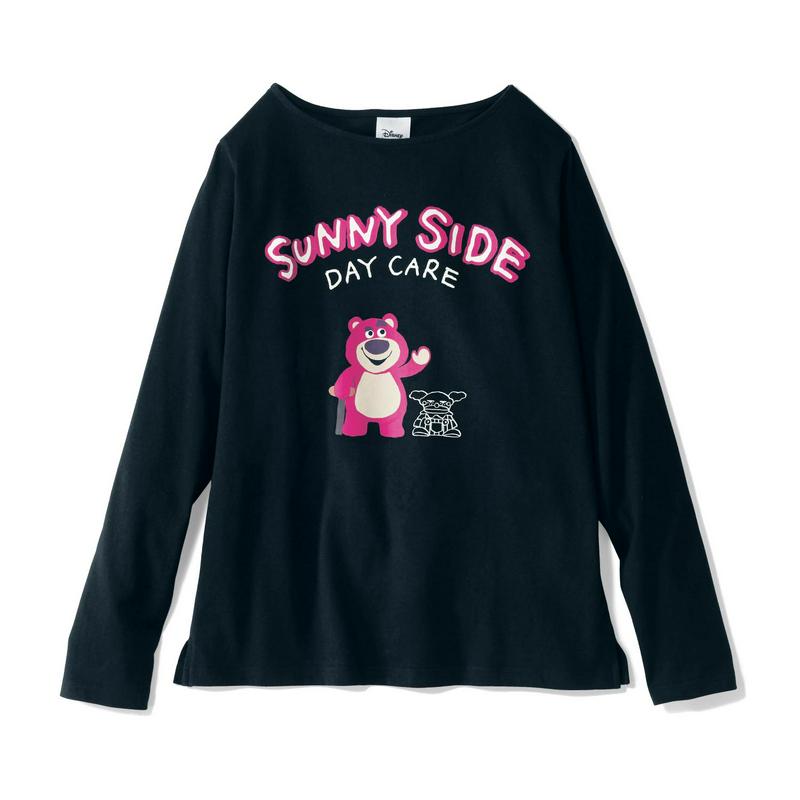 【おうちディズニー化計画】プリント長袖Ｔシャツ（選べるキャラクター）（ディズニー）