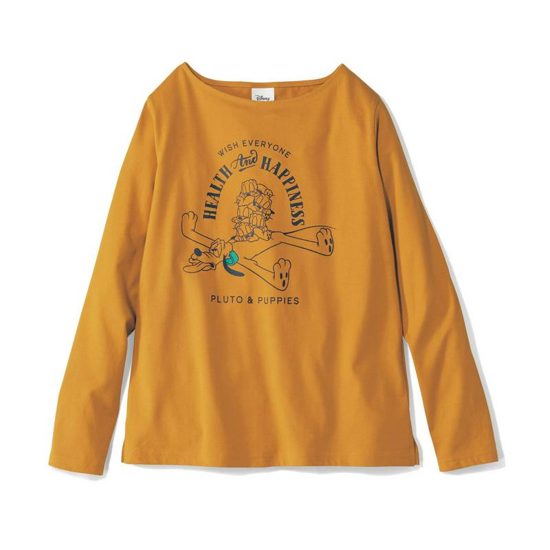 【おうちディズニー化計画】プリント長袖Ｔシャツ（選べるキャラクター）（ディズニー）