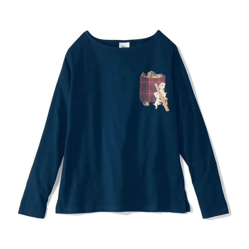 【おうちディズニー化計画】プリント長袖Ｔシャツ（選べるキャラクター）（ディズニー）