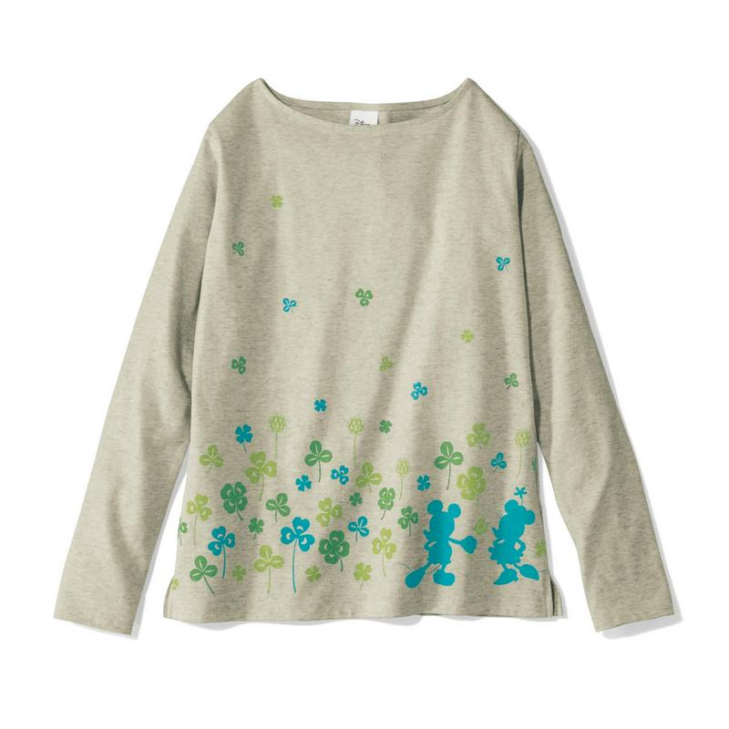 【おうちディズニー化計画】プリント長袖Ｔシャツ（選べるキャラクター）（ディズニー）