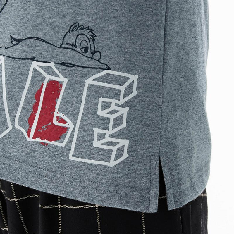 【おうちディズニー化計画】プリント長袖Ｔシャツ（選べるキャラクター）（ディズニー）