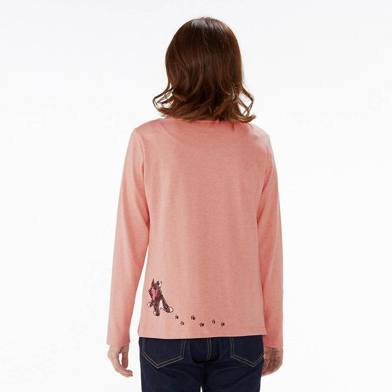 【おうちディズニー化計画】プリント長袖Ｔシャツ（選べるキャラクター）（ディズニー）