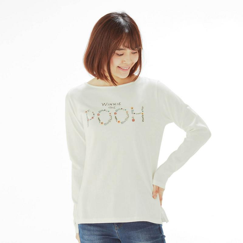 【おうちディズニー化計画】プリント長袖Ｔシャツ（選べるキャラクター）（ディズニー）