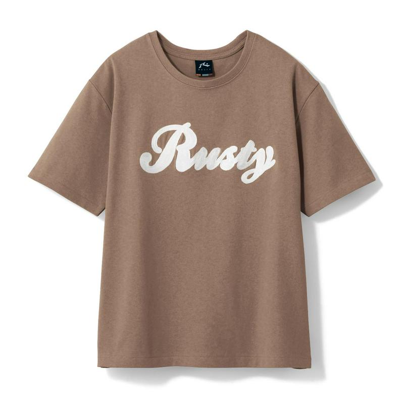 カラバリ豊富◎バックスマイルロゴ半袖Ｔシャツ【ＵＶケア】（ラスティ/RUSTY）