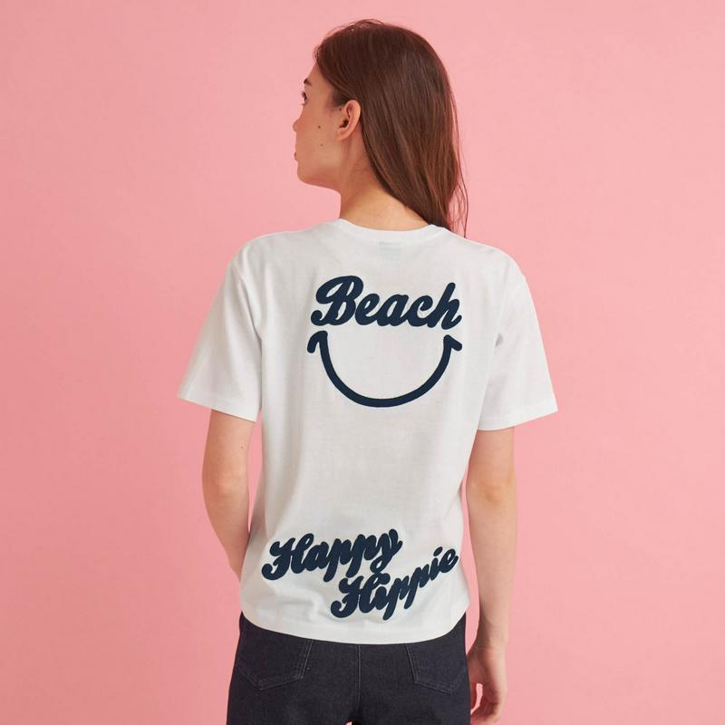カラバリ豊富◎バックスマイルロゴ半袖Ｔシャツ【ＵＶケア】（ラスティ/RUSTY）
