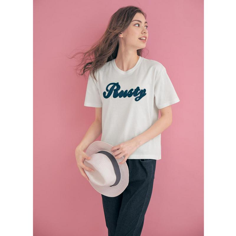 カラバリ豊富◎バックスマイルロゴ半袖Ｔシャツ【ＵＶケア】（ラスティ/RUSTY）