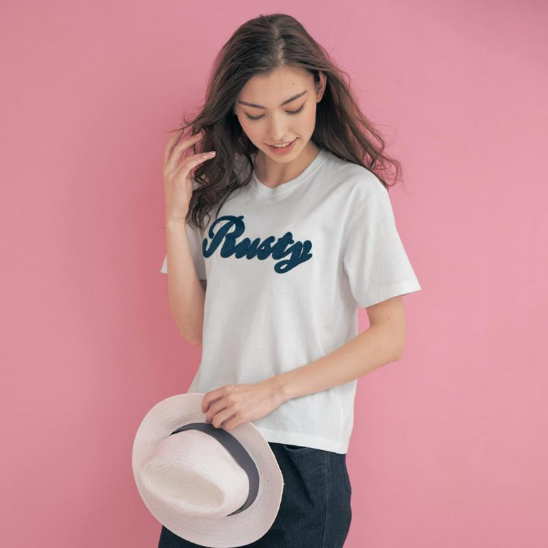 カラバリ豊富◎バックスマイルロゴ半袖Ｔシャツ【ＵＶケア】（ラスティ/RUSTY）
