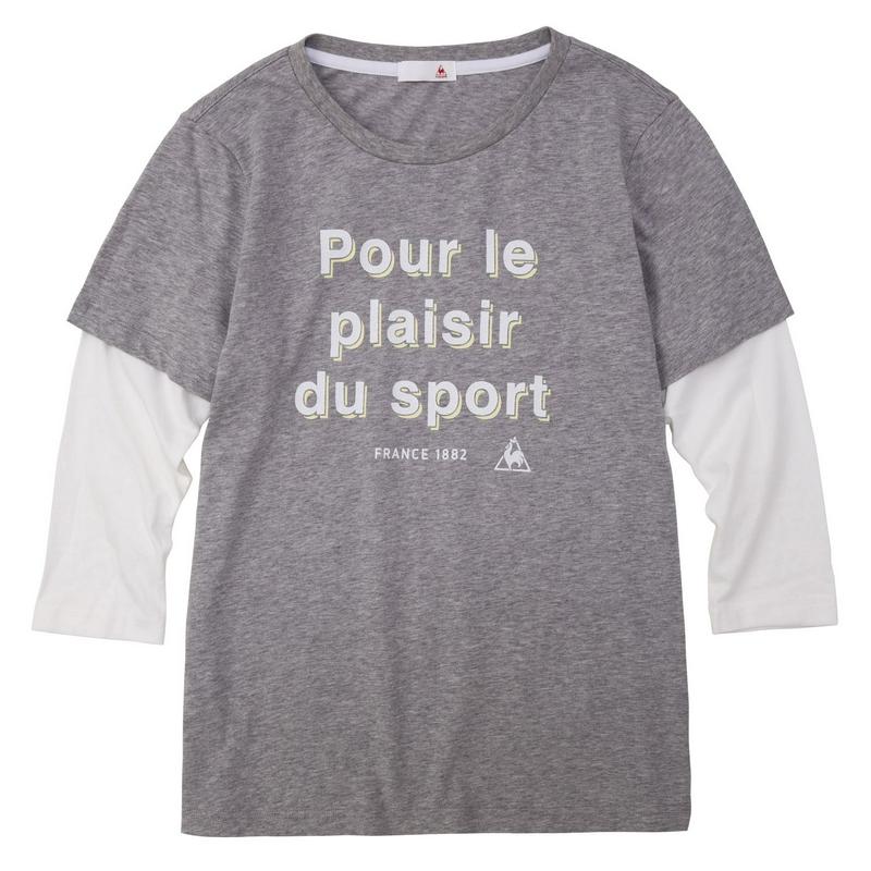 １枚でオシャレに決まる◎７分袖レイヤードＴシャツ（ルコックスポルティフ/le coq sportif）