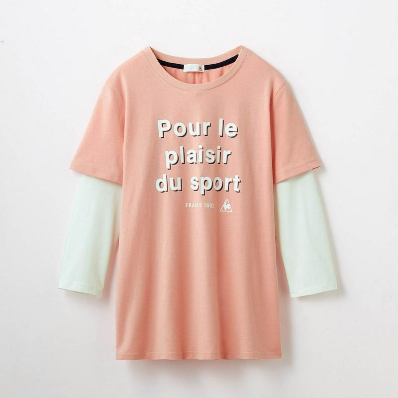 １枚でオシャレに決まる◎７分袖レイヤードＴシャツ（ルコックスポルティフ/le coq sportif）
