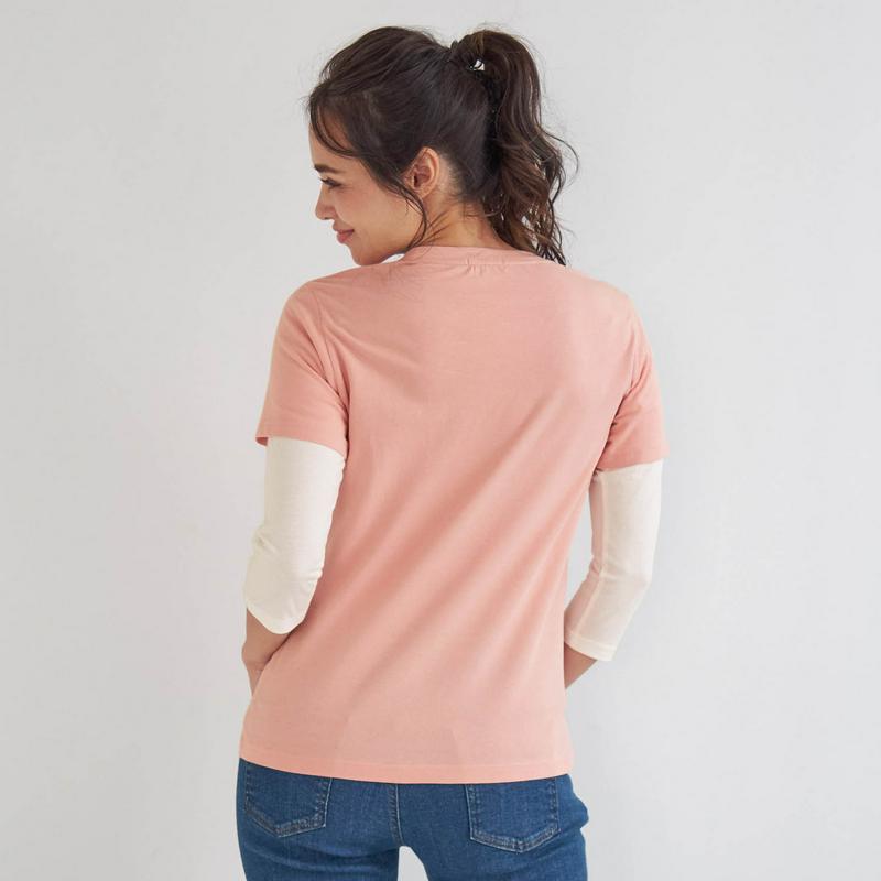 １枚でオシャレに決まる◎７分袖レイヤードＴシャツ（ルコックスポルティフ/le coq sportif）