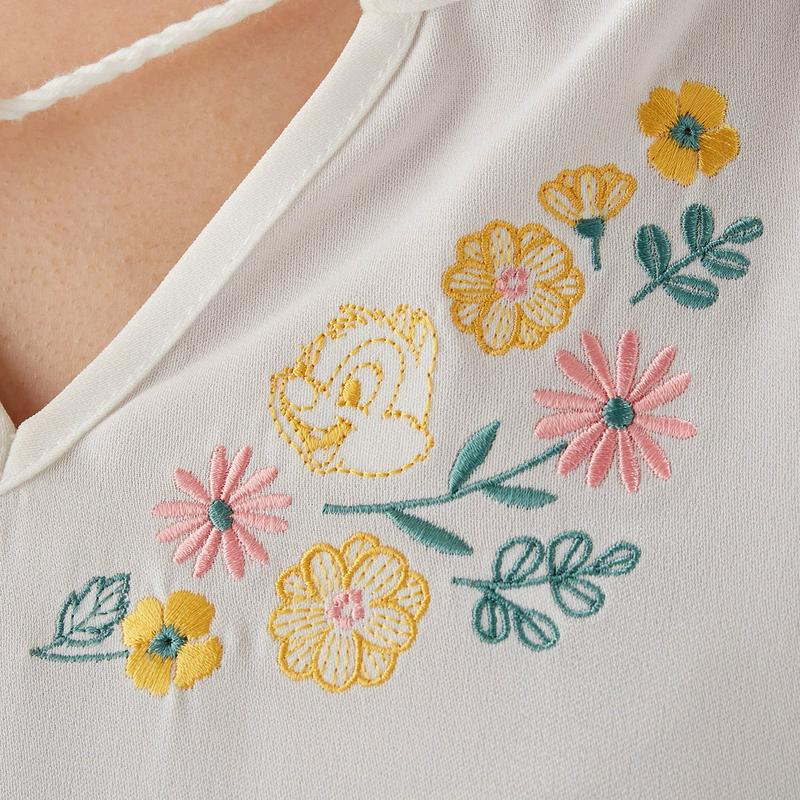 刺繍ブラウス「チップ＆デール」