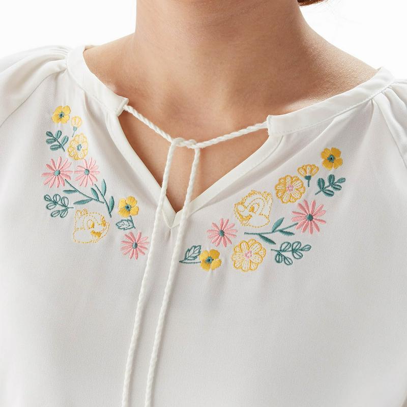 刺繍ブラウス「チップ＆デール」
