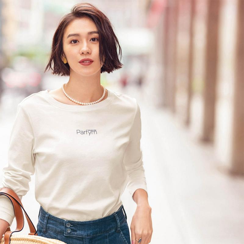 【ＳＴＹＬＥ　ＳＮＡＰセレクト】ピマコットン長袖ロゴＴシャツ【ＵＶケア・抗菌防臭】（StyleNote／スタイルノート）