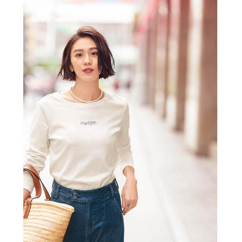 【ＳＴＹＬＥ　ＳＮＡＰセレクト】ピマコットン長袖ロゴＴシャツ【ＵＶケア・抗菌防臭】（StyleNote／スタイルノート）