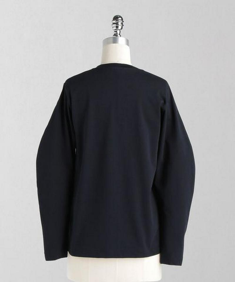 ＜LOEFF＞オーガニックコットン クレセントスリーブカットソー
