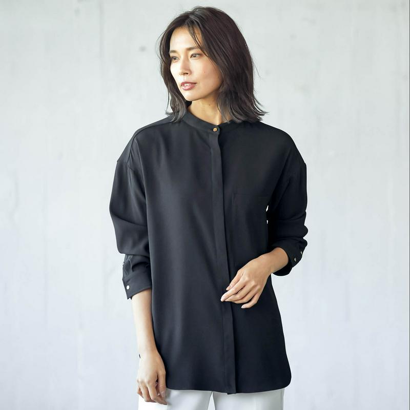 【ＳＴＹＬＥ　ＳＮＡＰセレクト】柔らかな落ち感の２ＷＡＹとろみブラウス